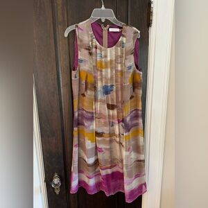 Sleeveless multicolored Calvin Klein dress